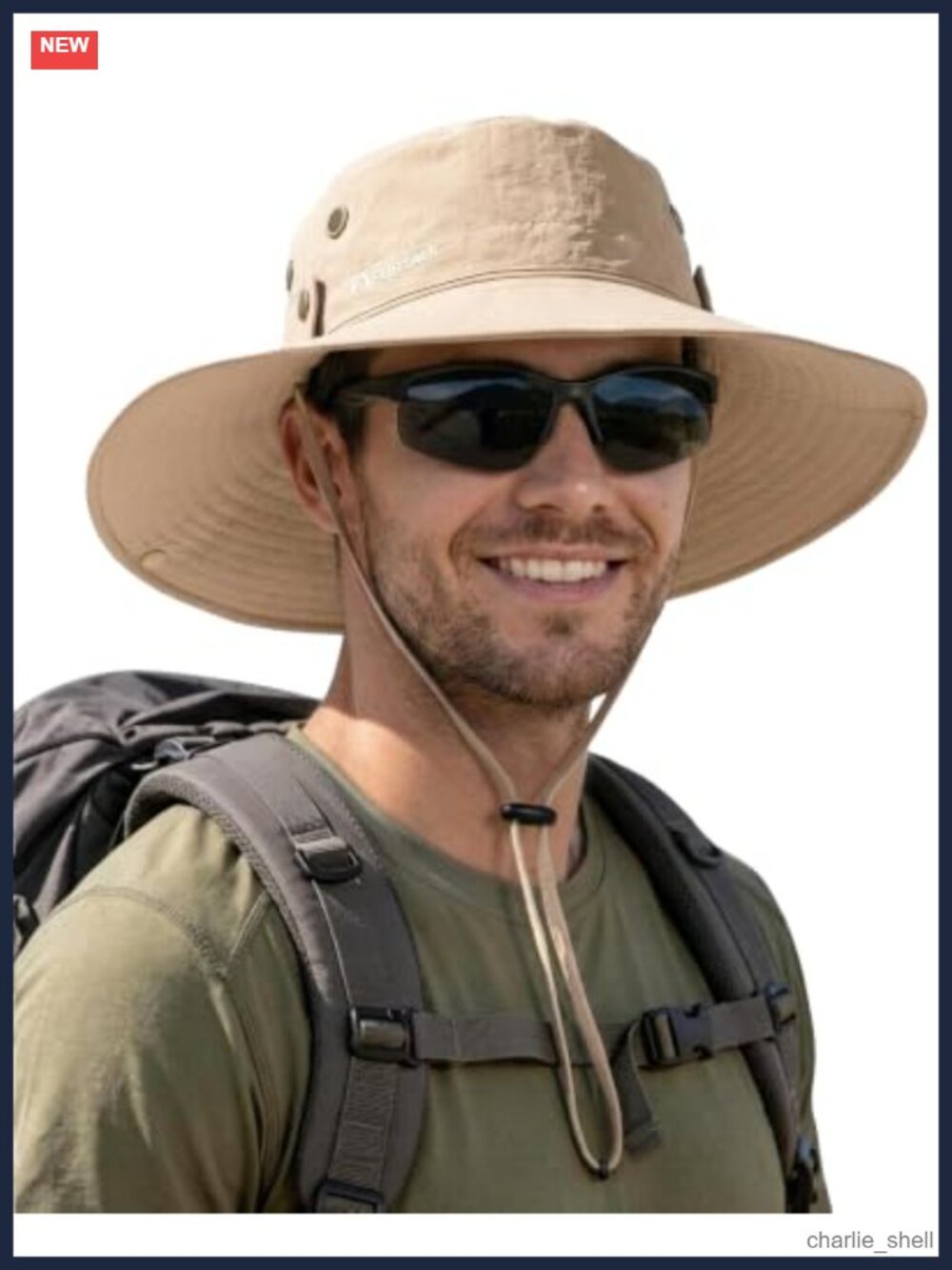 FURTALK Men's Wide Brim Sun Hat UPF Protection Breathable Bucket Hat